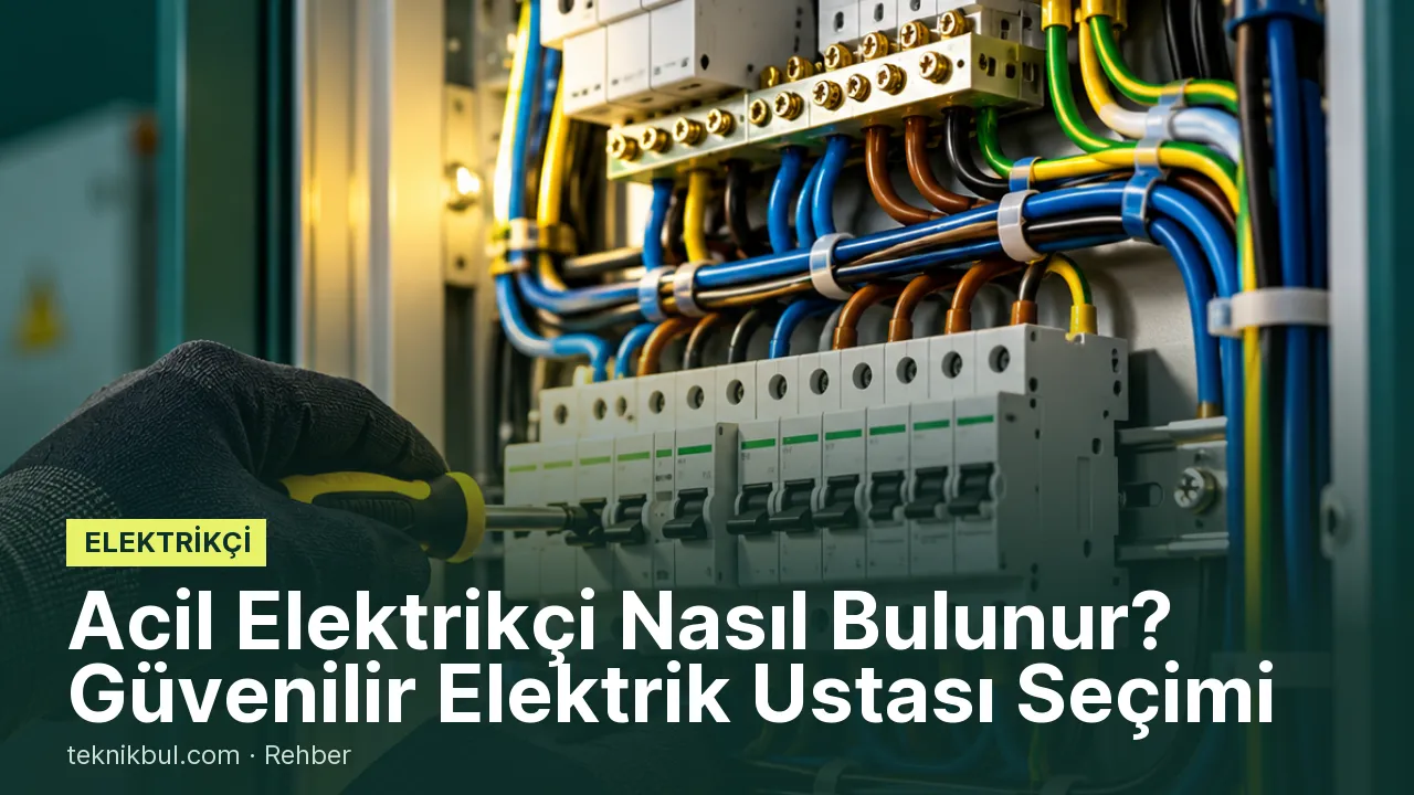 Acil Elektrikçi Nasıl Bulunur? Güvenilir Elektrik Ustası Seçimi