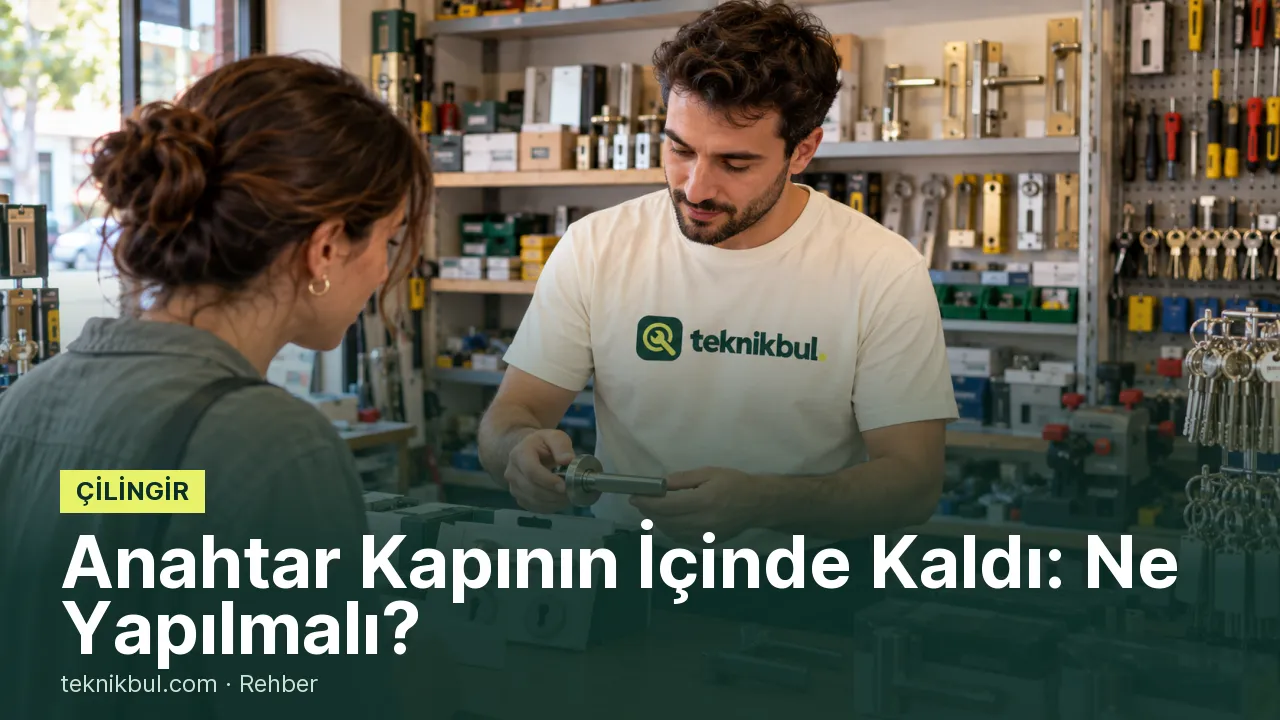 Anahtar Kapının İçinde Kaldı: Ne Yapılmalı?