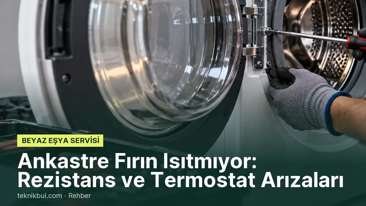 Ankastre Fırın Isıtmıyor: Rezistans ve Termostat Arızaları