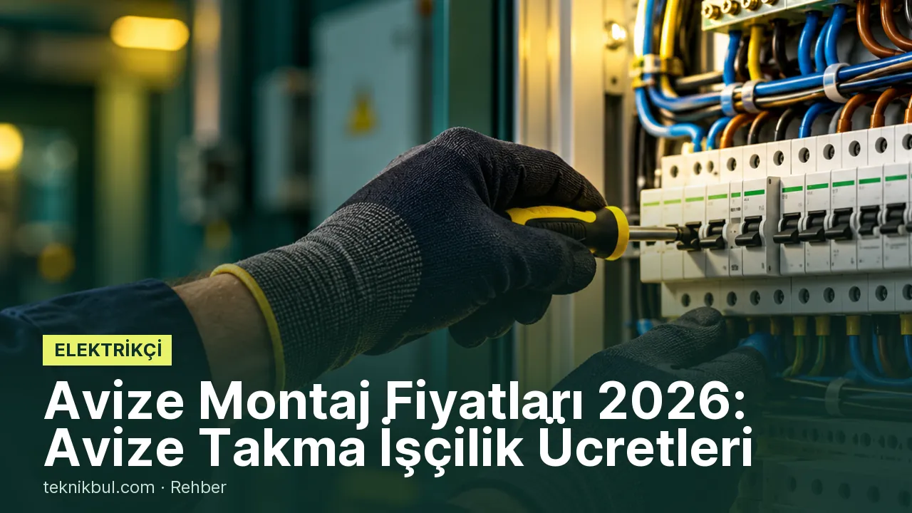 Avize Montaj Fiyatları 2026: Avize Takma İşçilik Ücretleri