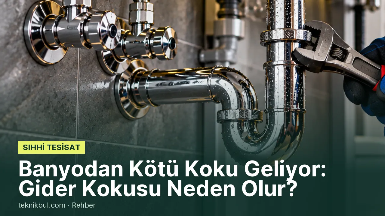 Banyodan Kötü Koku Geliyor: Gider Kokusu Neden Olur?