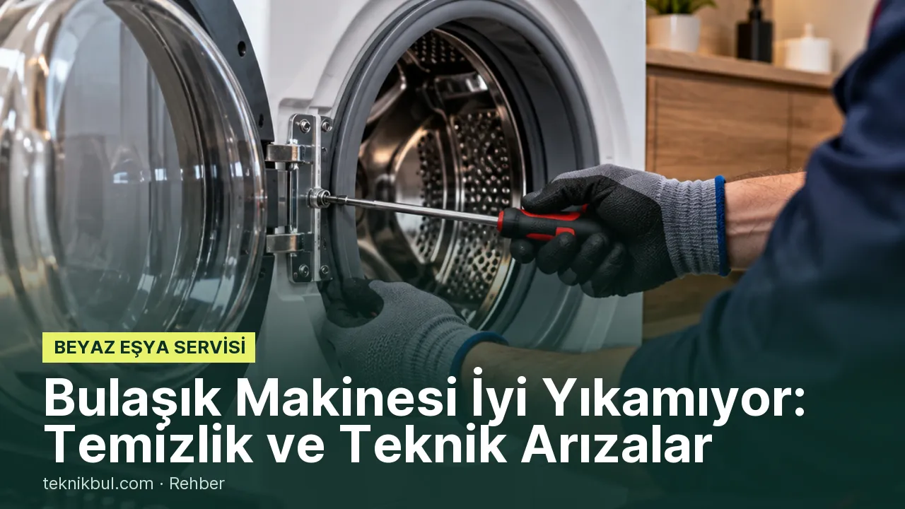 Bulaşık Makinesi İyi Yıkamıyor: Temizlik ve Teknik Arızalar