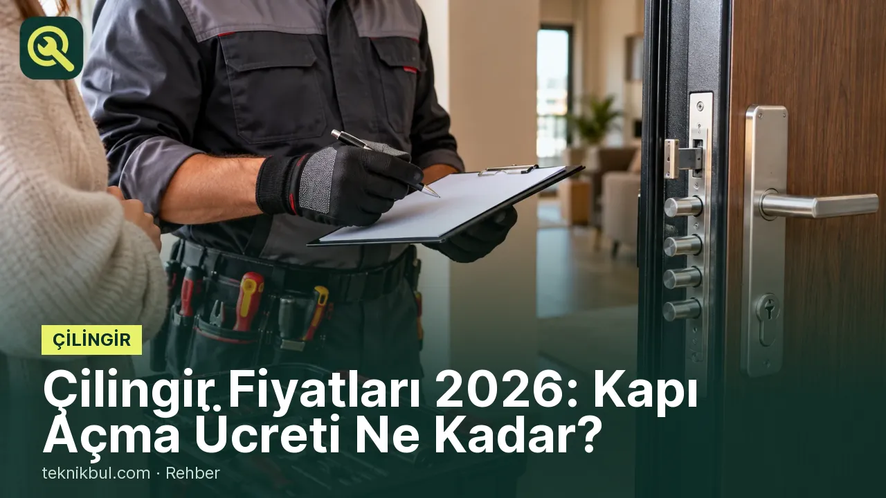 Çilingir Fiyatları 2026: Kapı Açma Ücreti Ne Kadar?