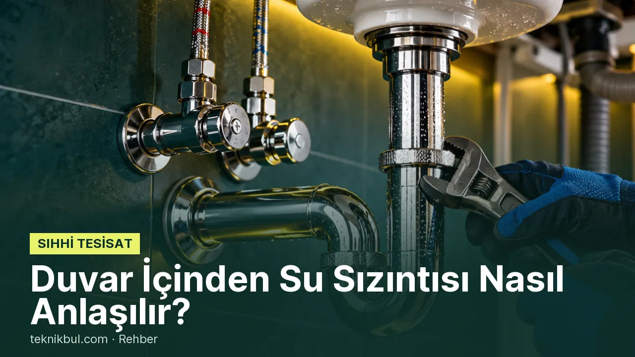 Duvar İçinden Su Sızıntısı Nasıl Anlaşılır?