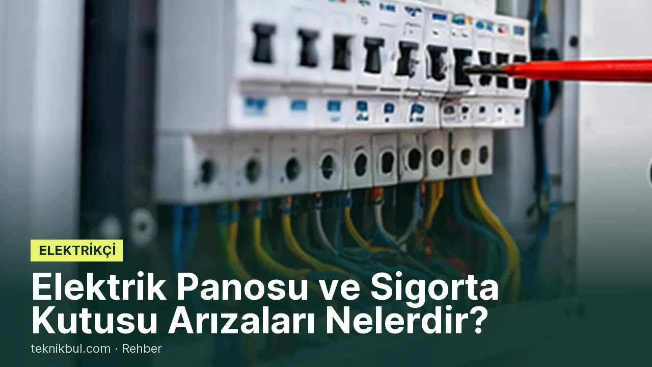 Elektrik Panosu ve Sigorta Kutusu Arızaları Nelerdir?