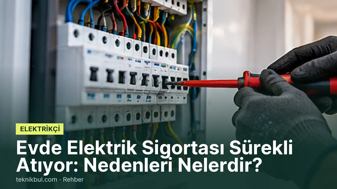 Evde Elektrik Sigortası Sürekli Atıyor: Nedenleri Nelerdir?