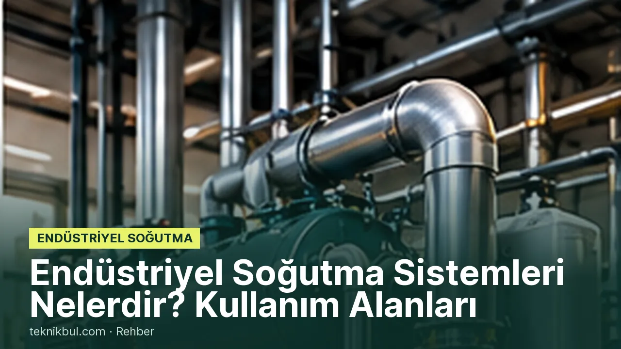 Endüstriyel Soğutma Sistemleri Nelerdir? Kullanım Alanları