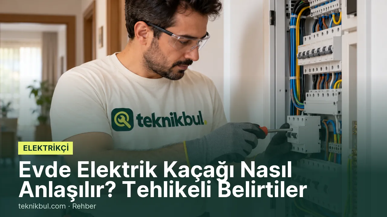 Evde Elektrik Kaçağı Nasıl Anlaşılır? Tehlikeli Belirtiler