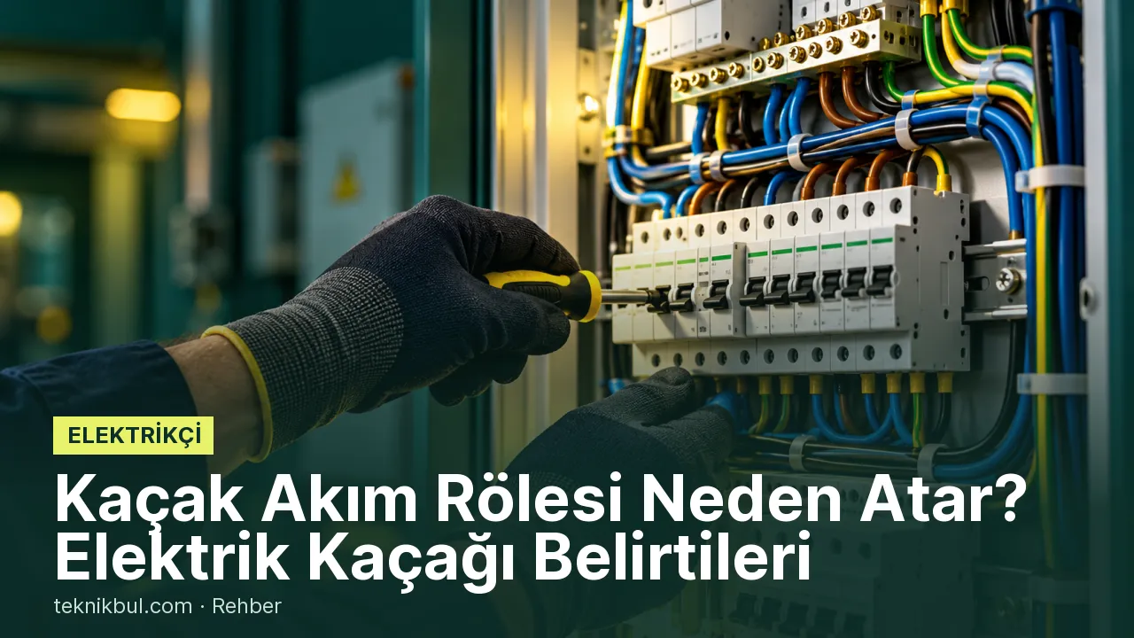 Kaçak Akım Rölesi Neden Atar? Elektrik Kaçağı Belirtileri