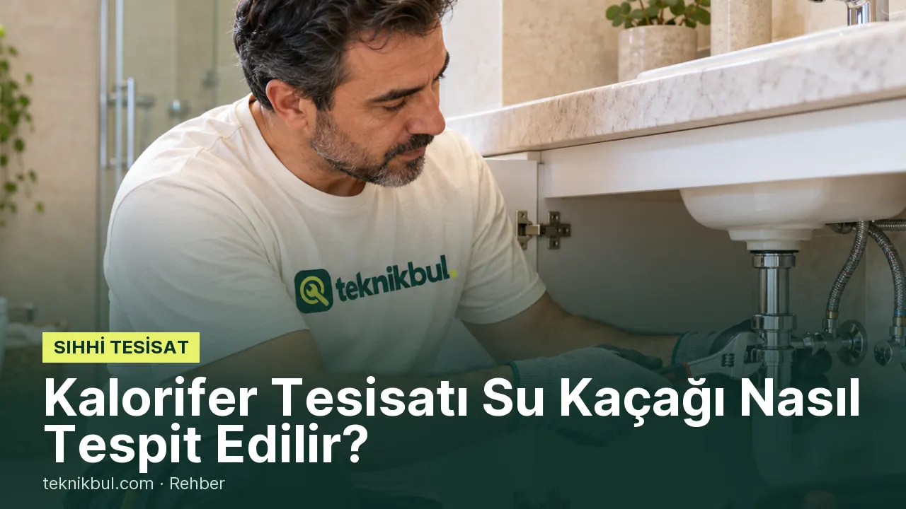 Kalorifer Tesisatı Su Kaçağı Nasıl Tespit Edilir?