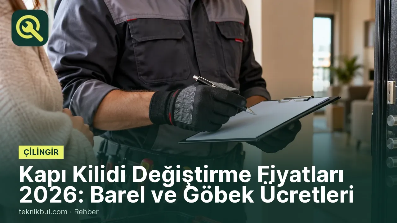 Kapı Kilidi Değiştirme Fiyatları 2026: Barel ve Göbek Ücretleri