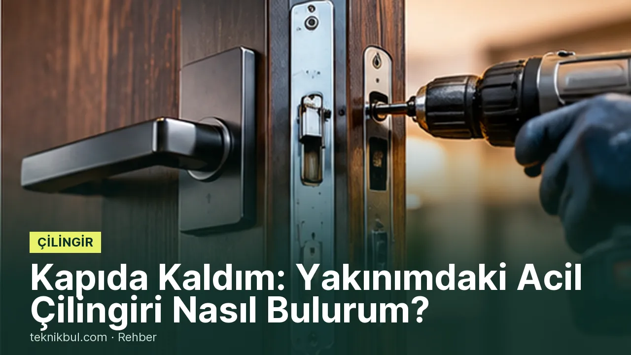 Kapıda Kaldım: Yakınımdaki Acil Çilingiri Nasıl Bulurum?