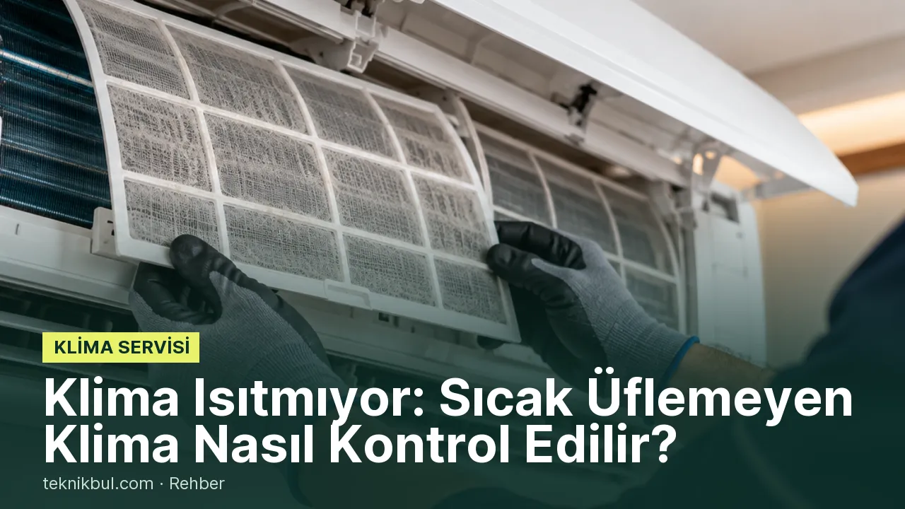 Klima Isıtmıyor: Sıcak Üflemeyen Klima Nasıl Kontrol Edilir?