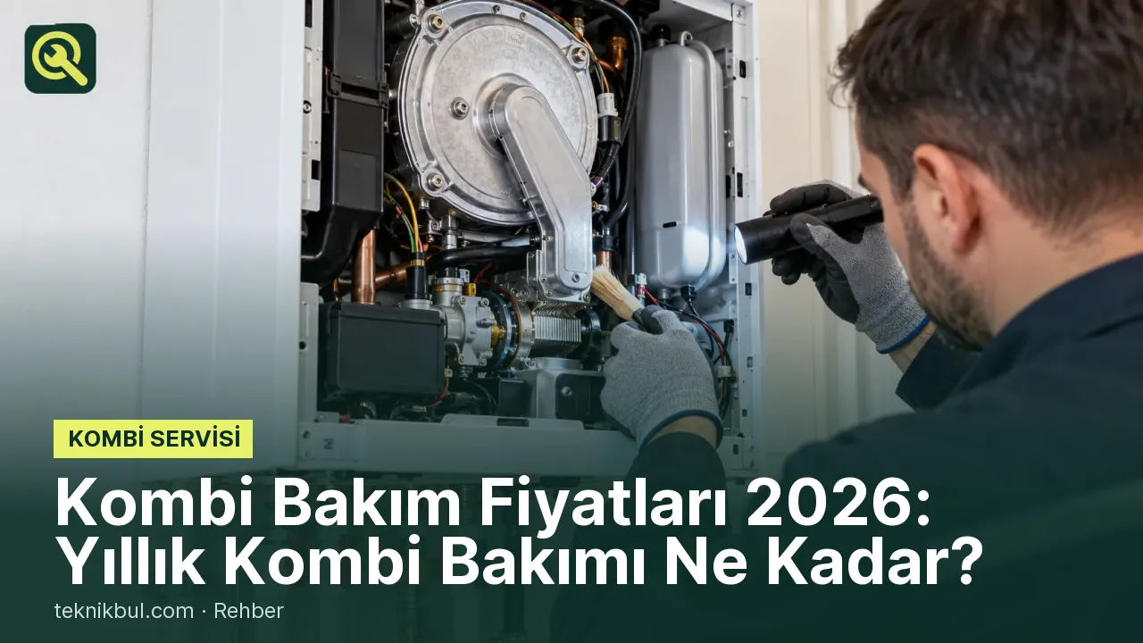 Kombi Bakım Fiyatları 2026: Yıllık Kombi Bakımı Ne Kadar?