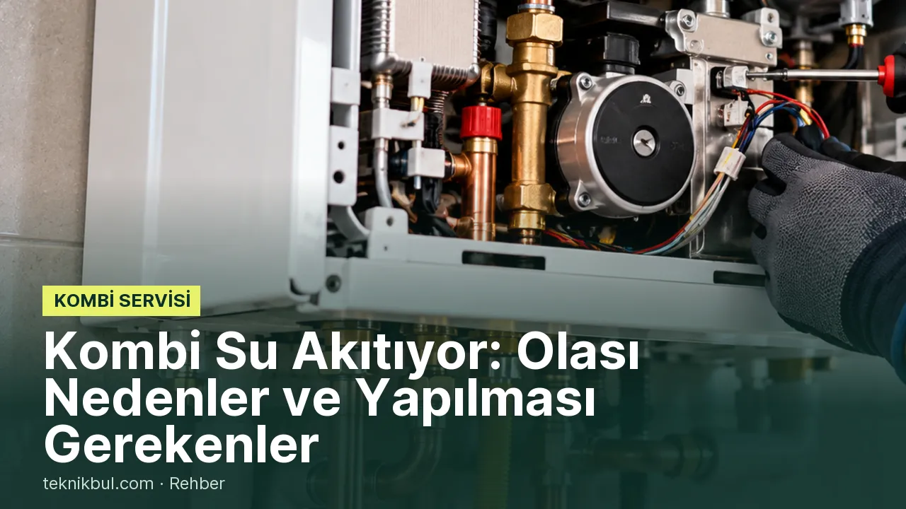 Kombi Su Akıtıyor: Olası Nedenler ve Yapılması Gerekenler