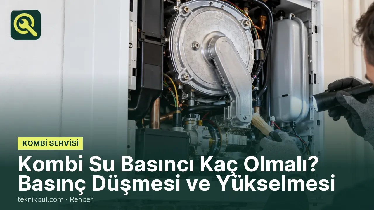 Kombi Su Basıncı Kaç Olmalı? Basınç Düşmesi ve Yükselmesi