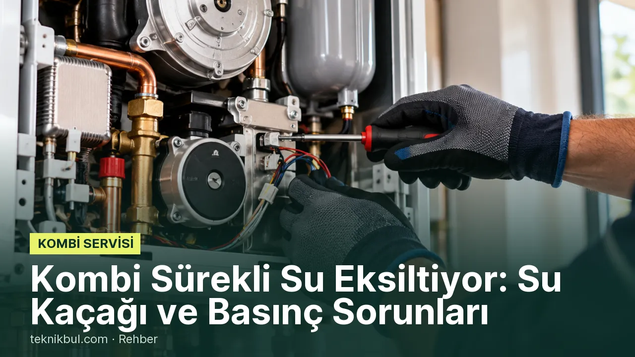 Kombi Sürekli Su Eksiltiyor: Su Kaçağı ve Basınç Sorunları