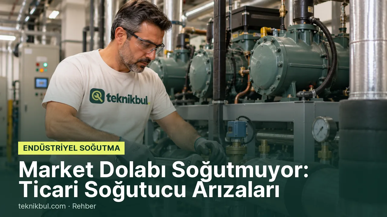 Market Dolabı Soğutmuyor: Ticari Soğutucu Arızaları