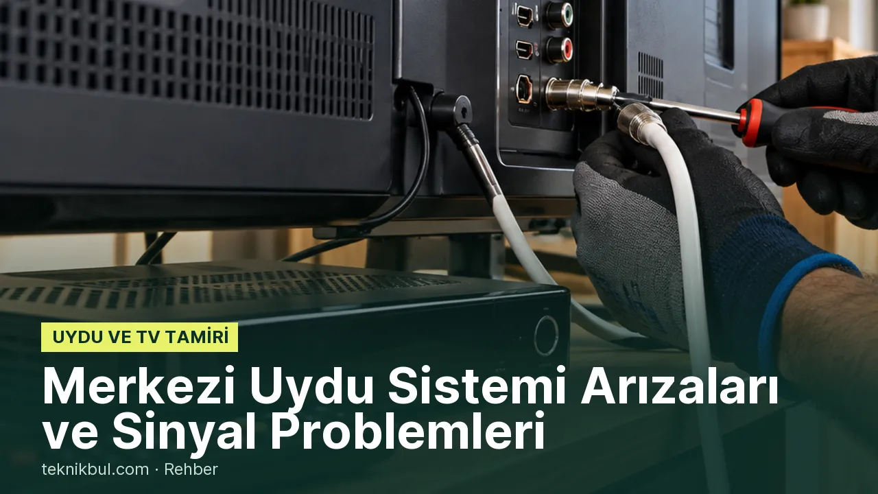 Merkezi Uydu Sistemi Arızaları ve Sinyal Problemleri