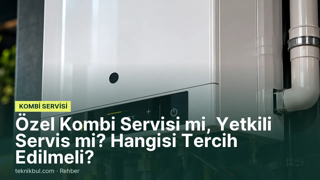 Özel Kombi Servisi mi, Yetkili Servis mi? Hangisi Tercih Edilmeli?
