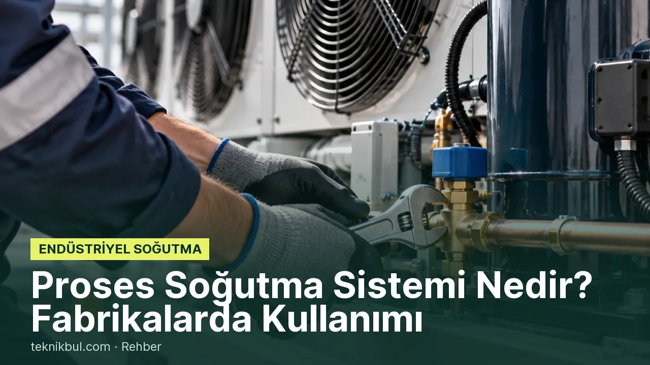 Proses Soğutma Sistemi Nedir? Fabrikalarda Kullanımı