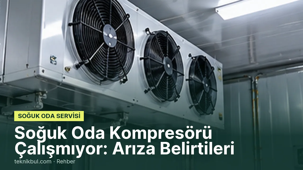 Soğuk Oda Kompresörü Çalışmıyor: Arıza Belirtileri