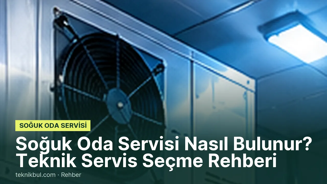 Soğuk Oda Servisi Nasıl Bulunur? Teknik Servis Seçme Rehberi