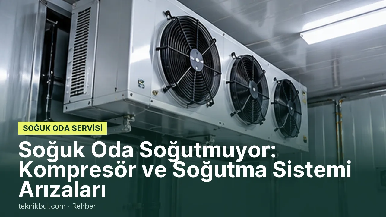 Soğuk Oda Soğutmuyor: Kompresör ve Soğutma Sistemi Arızaları