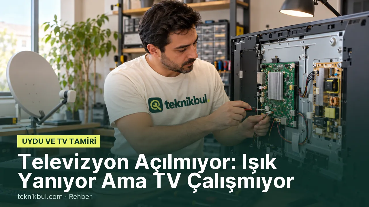 Televizyon Açılmıyor: Işık Yanıyor Ama TV Çalışmıyor