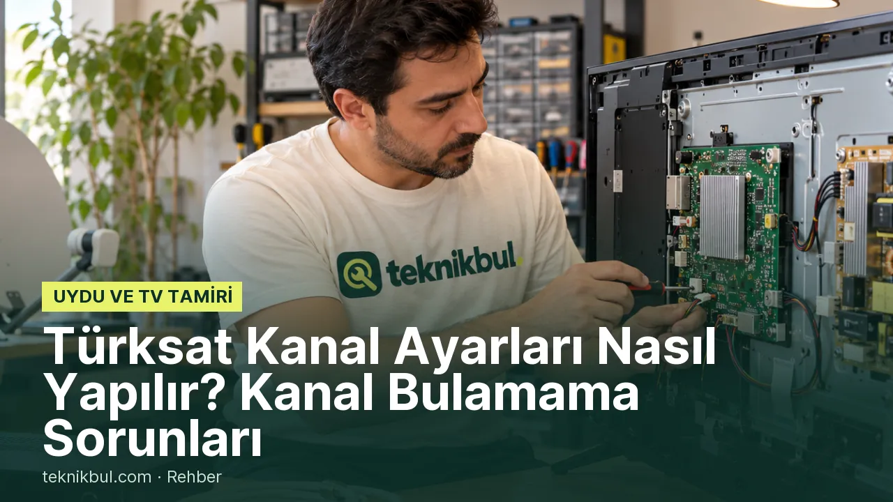 Türksat Kanal Ayarları Nasıl Yapılır? Kanal Bulamama Sorunları